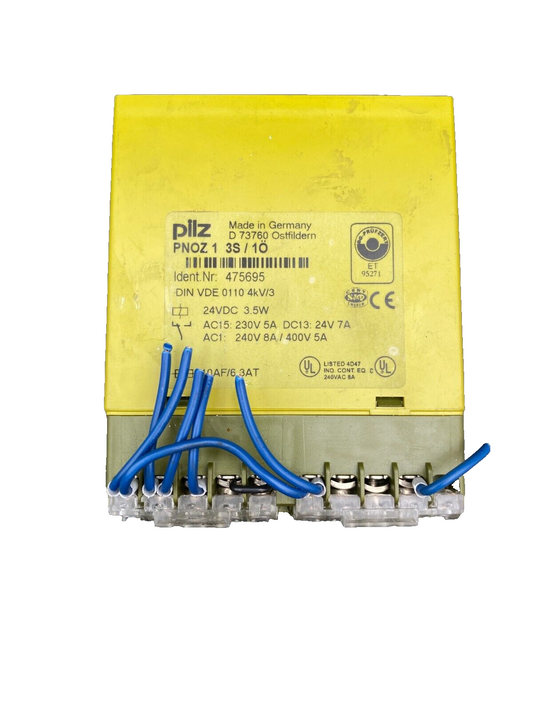 PILZ PNOZ 1 3S/1O 475695 RELAIS DE SECURITE