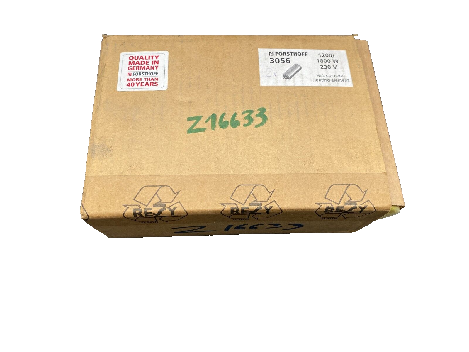 FORSTHOFF 3056 1200/1800W 230V RESISTANCE x1pc