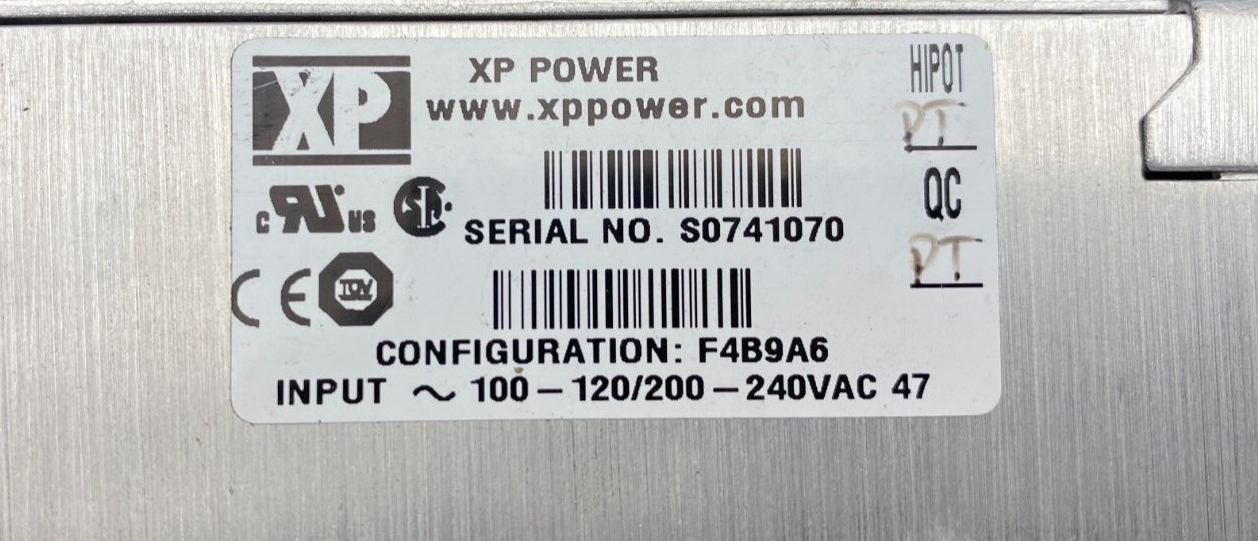XP XP POWER F4B9A6 100-120/200 240VAC POWER SUPPLY x1pc