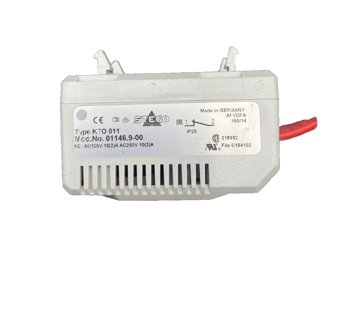 STEGO KTS 011 01147.9 - 00 + KTO 011 01146.9 - 00 THERMOSTAT - KLR Automation