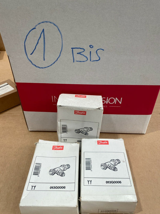3 pc x DANFOSS CHAUFFAGE 013G0006 Corps de Robinet RA - FN 20 Droit 3/4 - KLR Automation