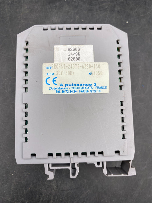 LOT OF 3 A PUISSANCE 3 S.I SUPPLY FOR PROFSI - 24075 - A230 - ISO - KLR Automation