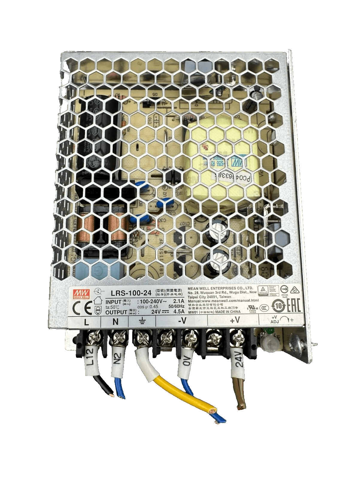 MEAN WELL LRS - 150 - 24+ LRS - 100 - 24 POWER SUPPLY - KLR Automation
