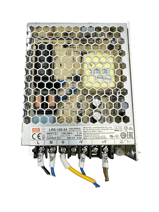 MEAN WELL LRS - 150 - 24+ LRS - 100 - 24 POWER SUPPLY - KLR Automation