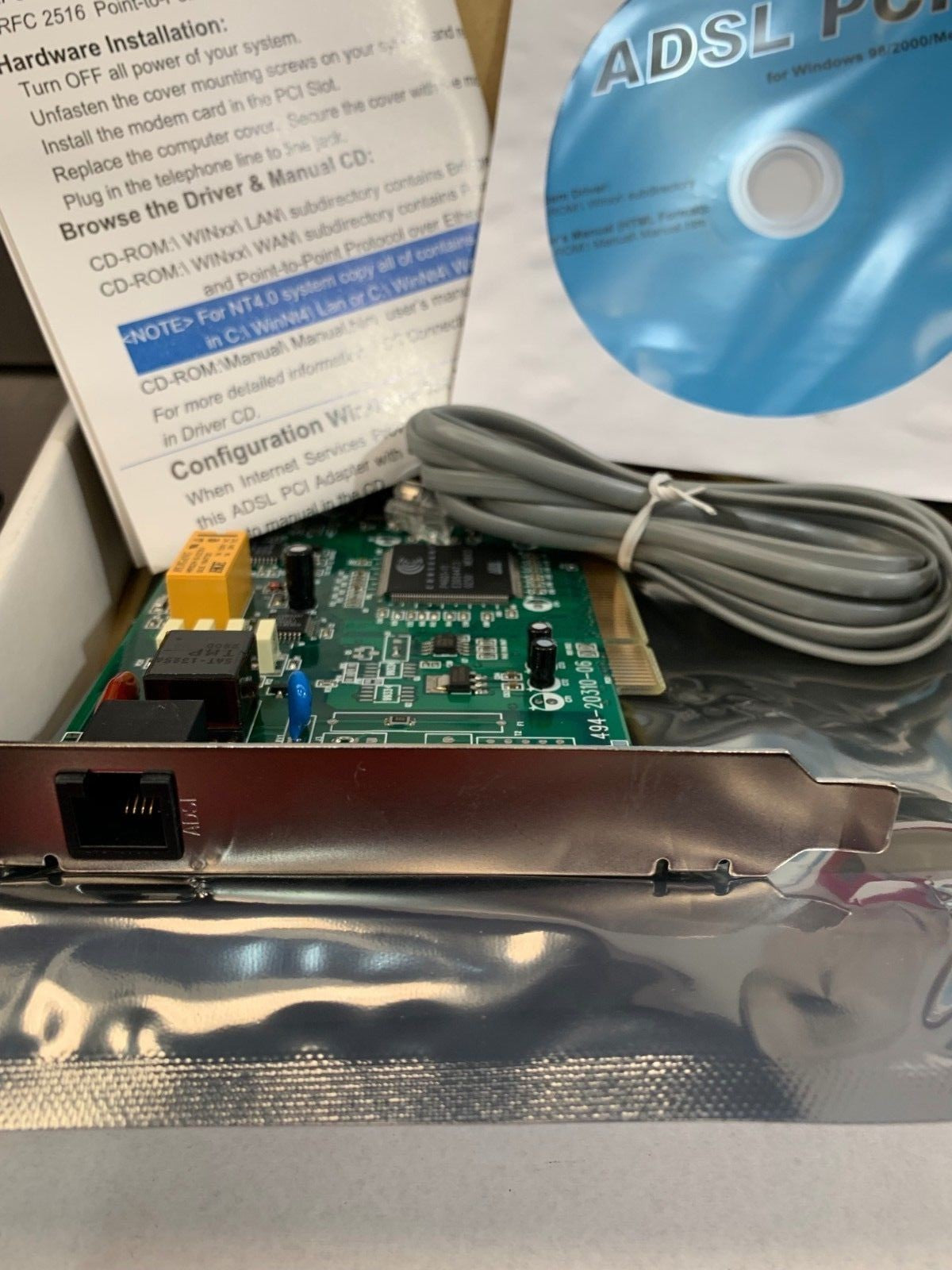 New old Kit internet Adsl PCi Rj11 45 modem G-Jack Travel Connection Kit Plug
