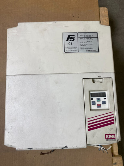 KEB F5 17F5G1H - 3600 FREQUENCY INVERTER + KEB 00F5060 - 1000 OPERATOR - KLR Automation