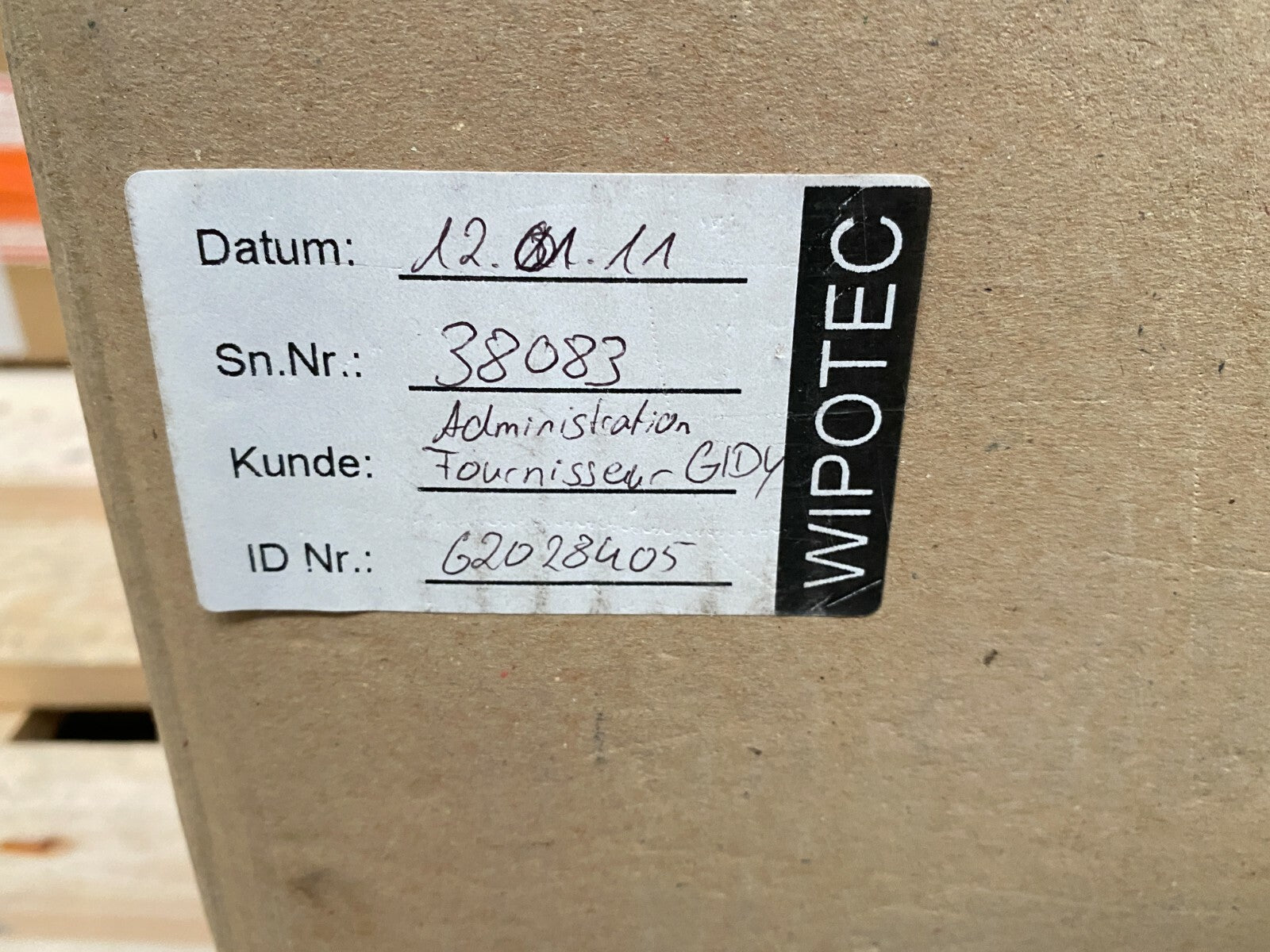 Wipotec 62028405 Cellule pesage SW 200/600-D-FS-12-13-26-27 