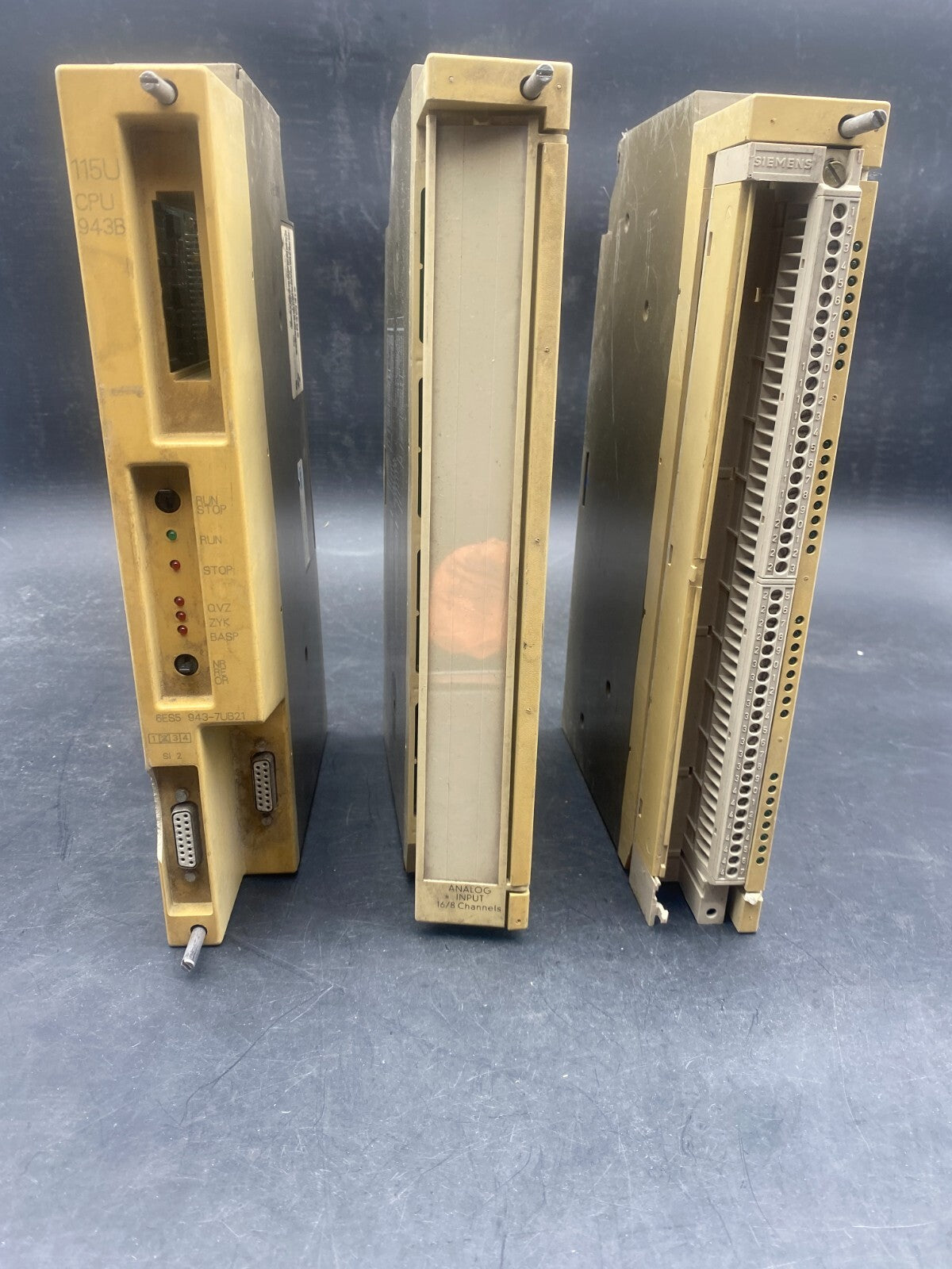 LOT OF SIEMENS SIMATIC S5 6ES5943-7UB21 6ES5465-7LA12 6ES5430-7LA12 ANALOG INPUT