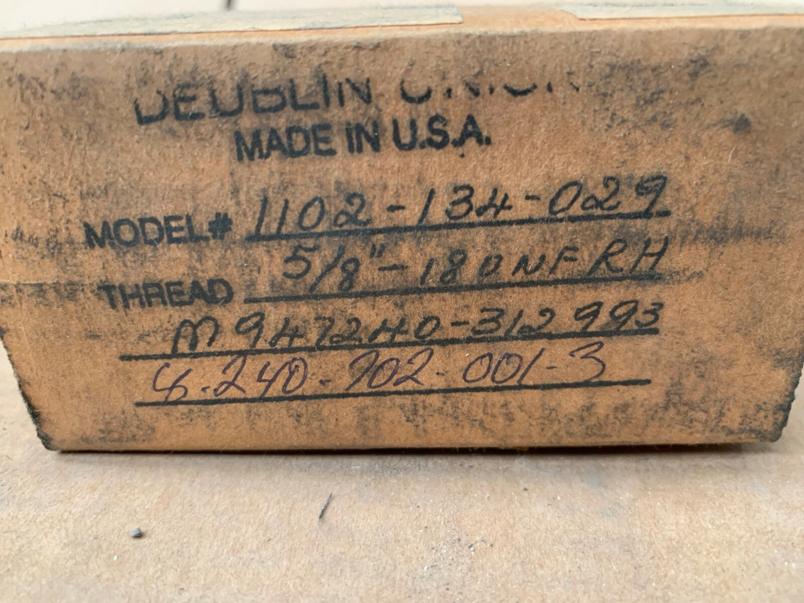 Deublin 1102-134-029 rotary