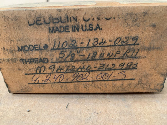 Deublin 1102-134-029 rotary