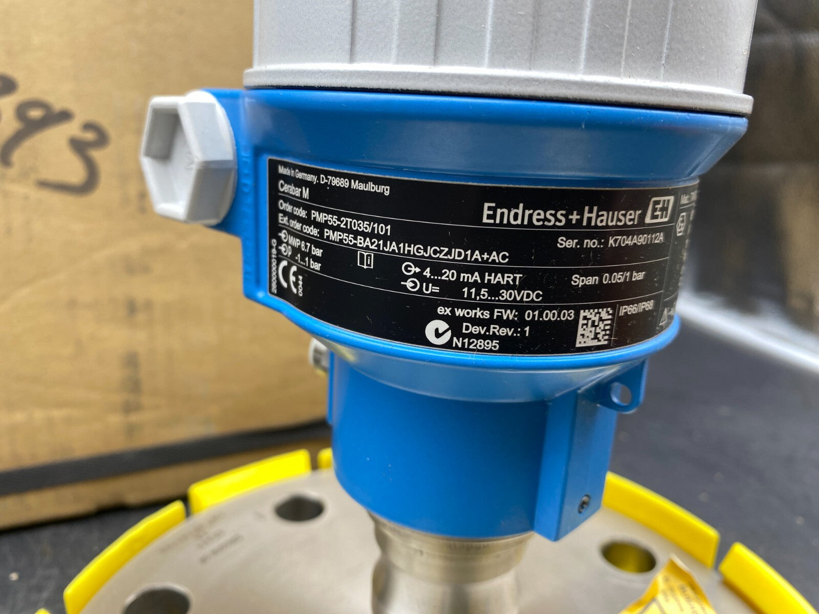 NEW ENDRESS HAUSER CERABAR M PMP55-2T035/101 PRESSURE TRANSMITTER