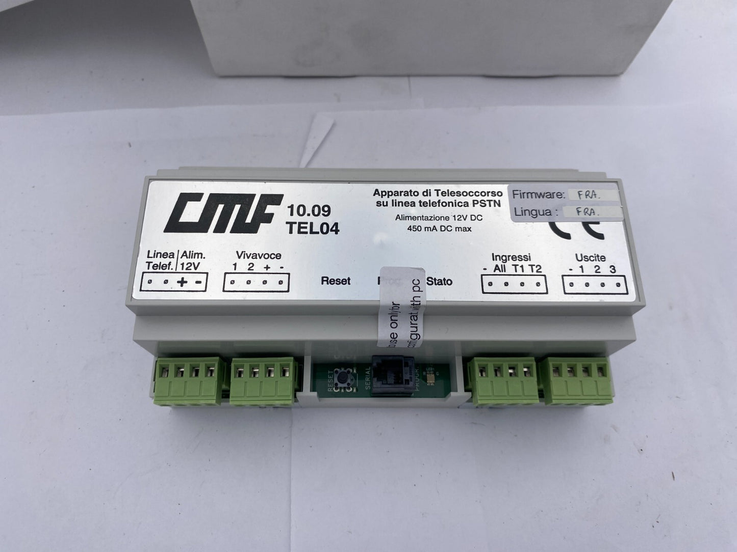 CMF TEL04 10.09 TELESECURITY BY PSTN TELEPHON LINE Elevator parts lift - KLR Automation