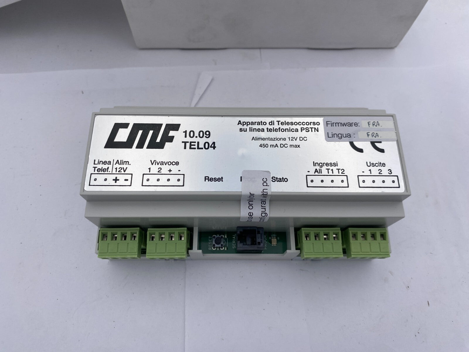 CMF TEL04 10.09 TELESECURITY BY PSTN TELEPHON LINE Elevator parts lift - KLR Automation