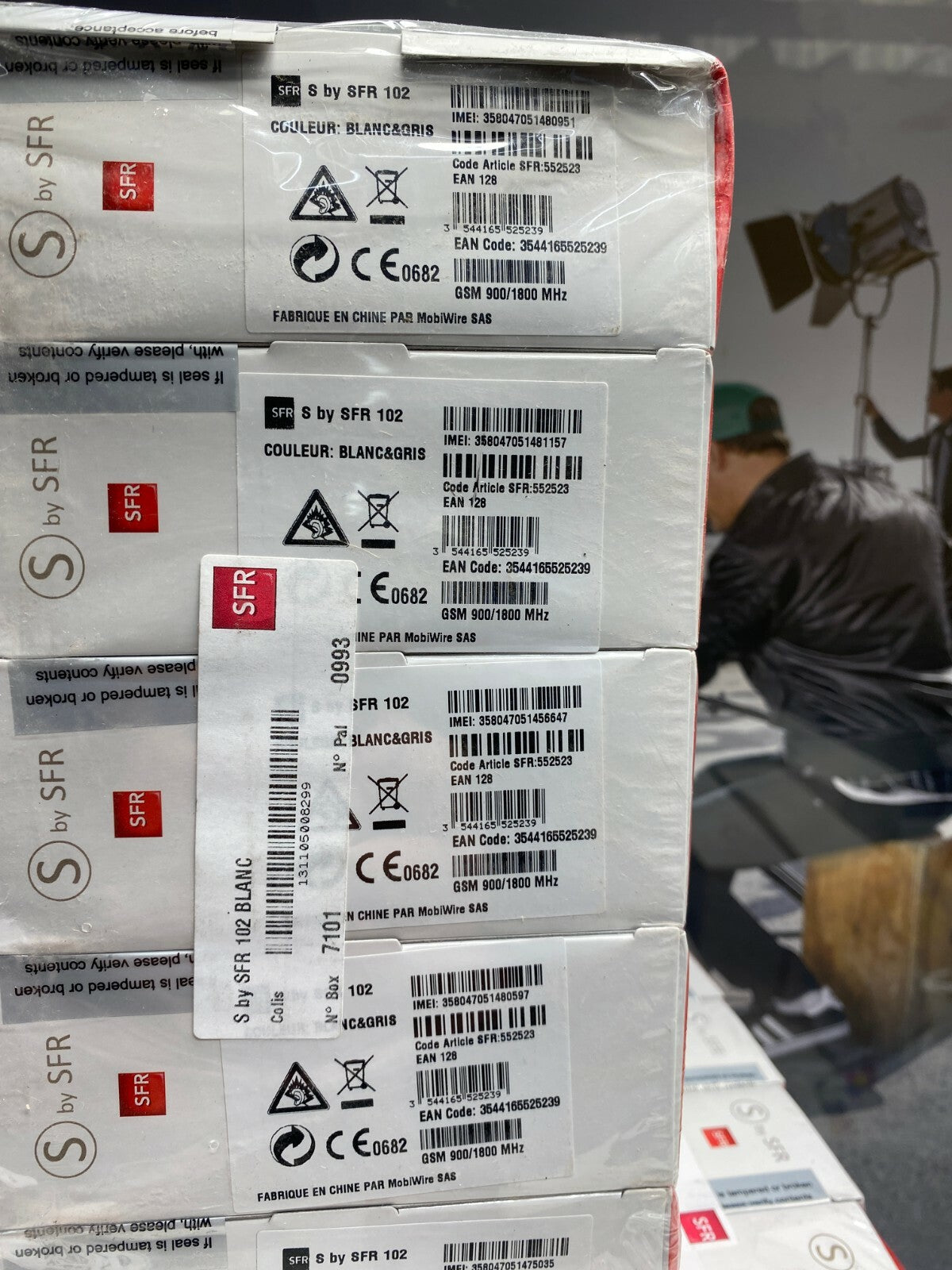 Lot de 5 S by SFR 102  Mobile Phone Old Stock Rare collectors Mobile Phone Cell 