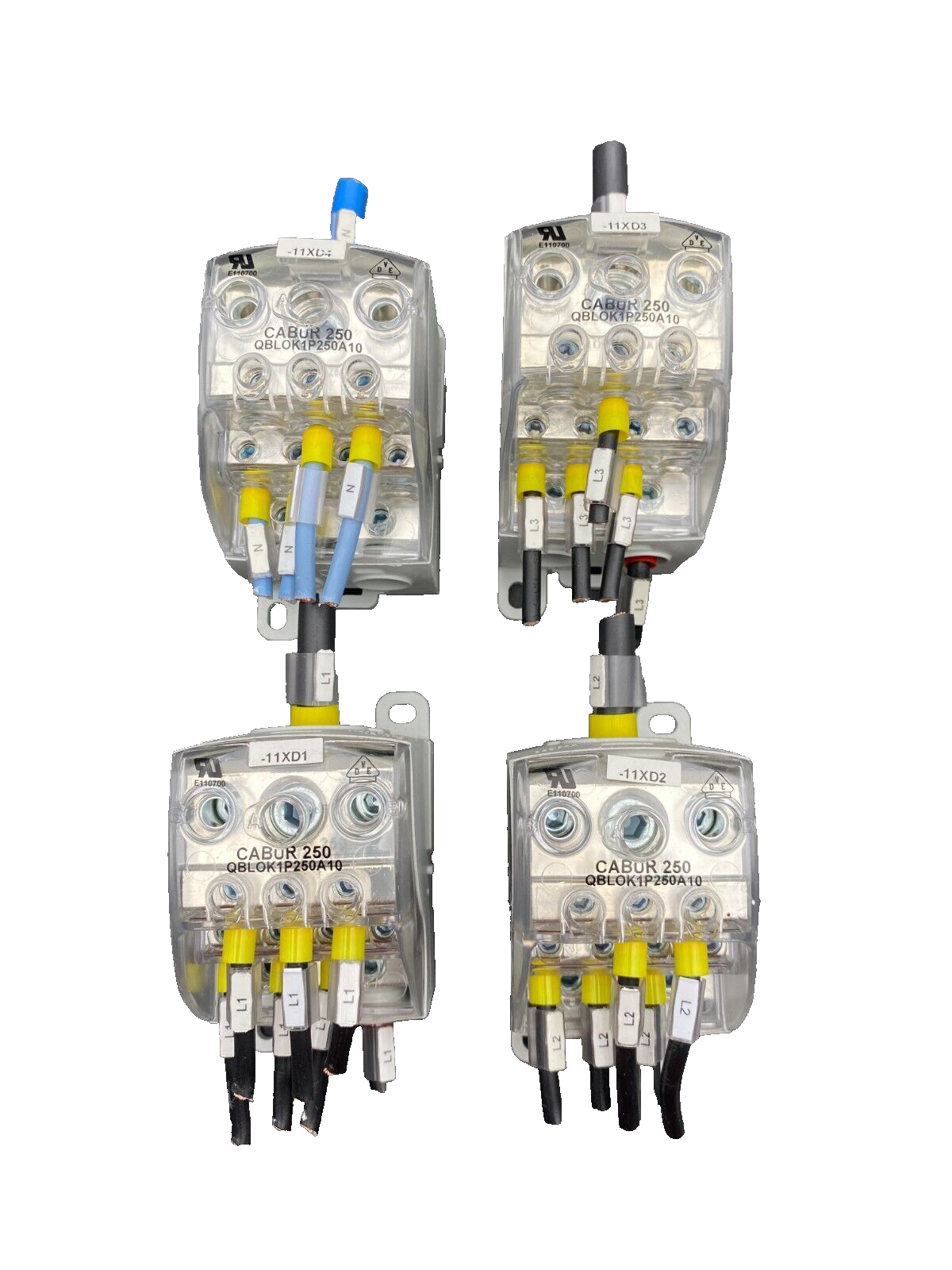 CABUR 250 QBLOK1P250A10 DISTRIBUTION BLOCK x1pc