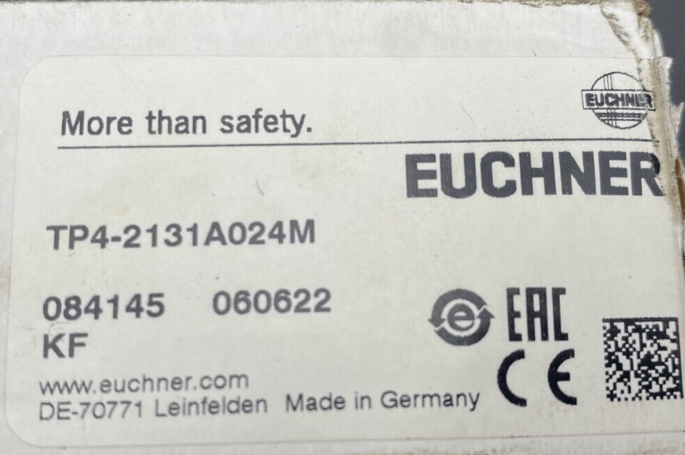 EUCHNER TP4 - 2131A024M 084145 060622 KF SAFETY SWITCH x1pc - KLR Automation