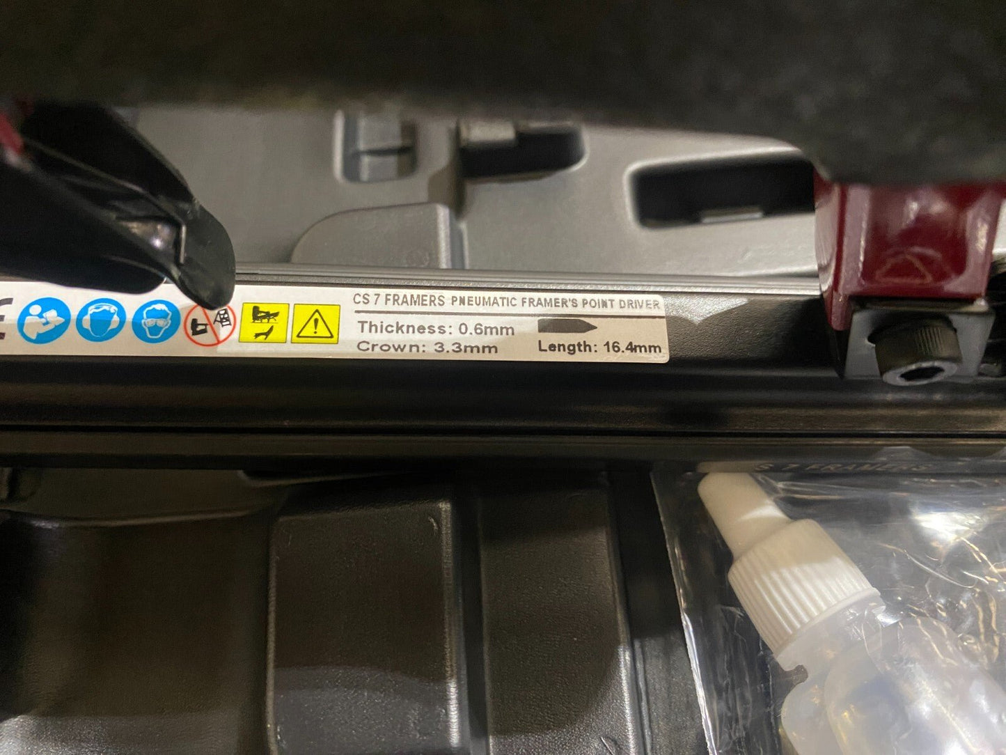 CASSESE CS7FRAMERS PNEUMATIC FRAMER'S POINT DRIVER FOR 16.4mm POINT x1pc - KLR Automation