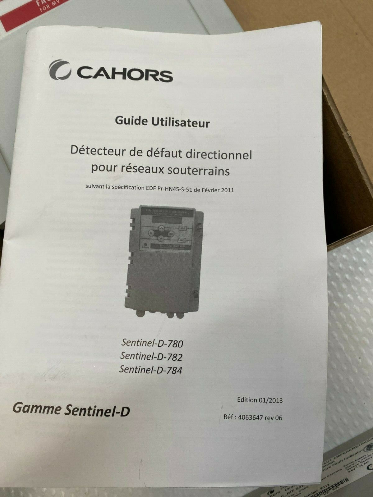 1pc x CAHORS Sentinel-D-784 Detecteur defaut directionnel reseau souterrain