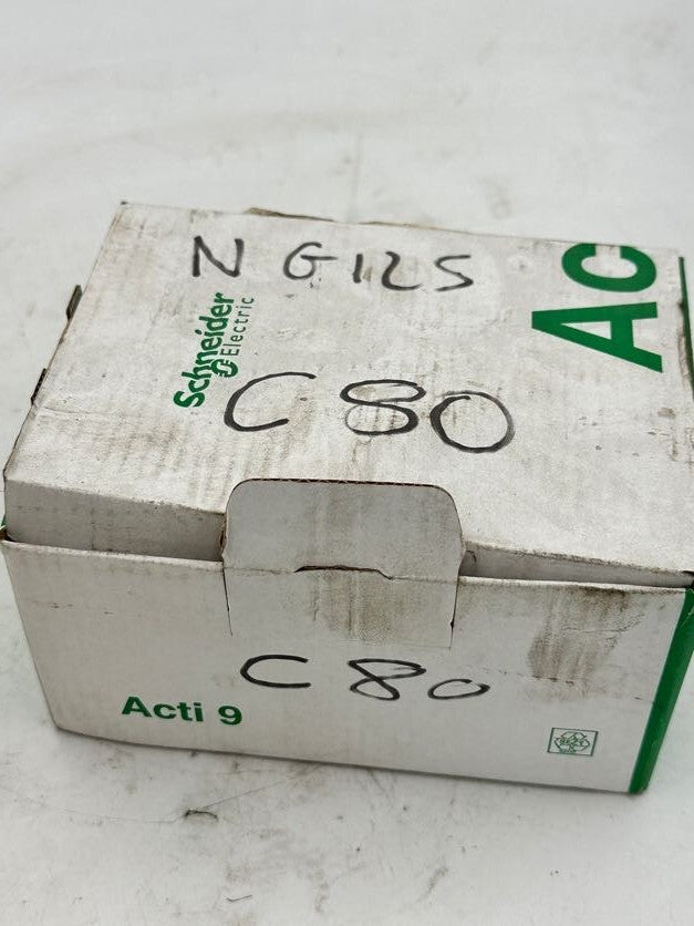 1pc x SCHNEIDER ELECTRIC NG125L C 80A 18829 - KLR Automation
