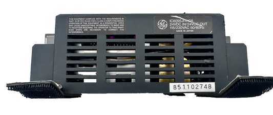 GE GENERAL ELECTRIC IC609SJR110A SERIES ONE JUNIOR PROGRAMMABLE CONTROLLER