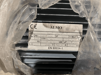 ALMO 5RMA 90S - 2 1 NCM - B3 - 90 1.5kW 10.1A 2750 tr 230V 50Hz MOTEUR MONOPHASE x1pc - KLR Automation