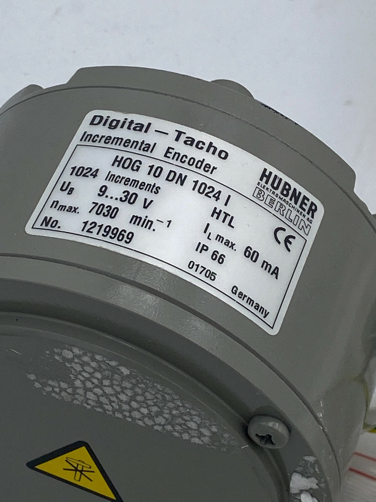 1pc x. Baumer Hübner HOG 10 DN 1024 I Incremental Encoder - KLR Automation