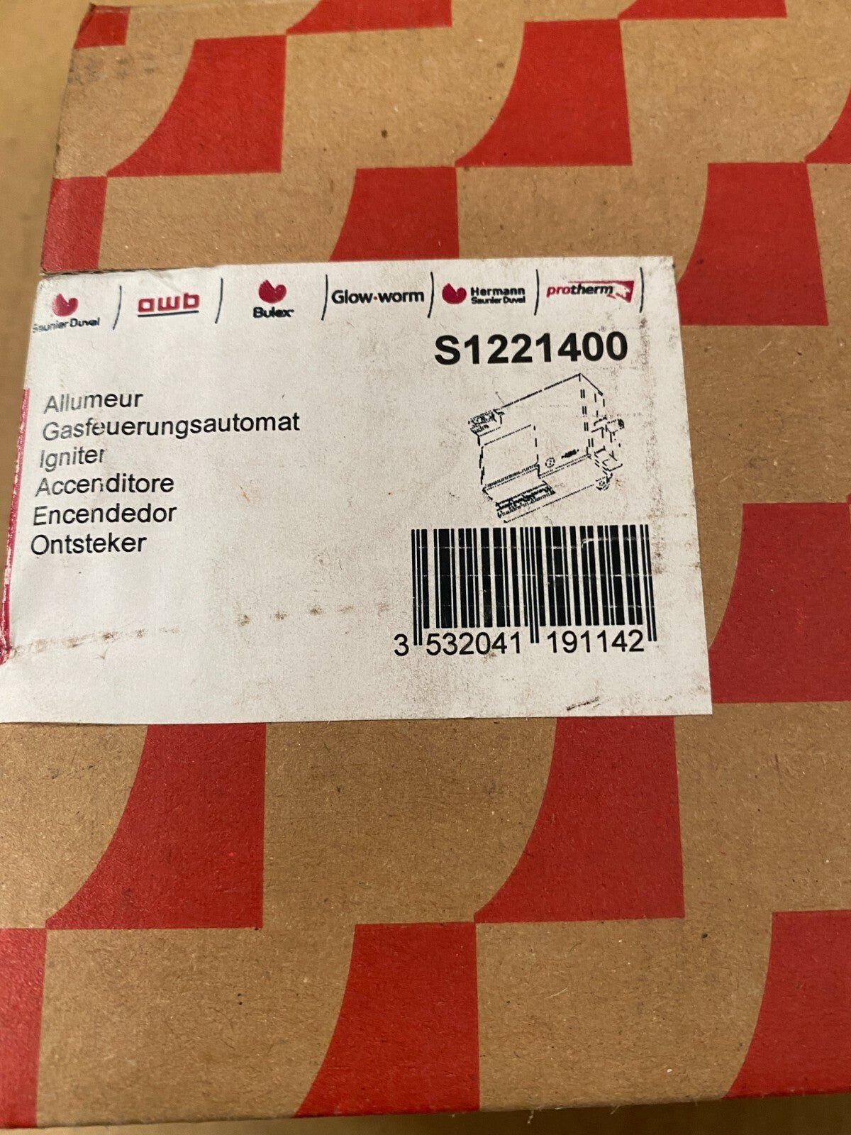 Boîtier de controle de flammes Réf. S1221400 SAUNIER DUVAL - KLR Automation