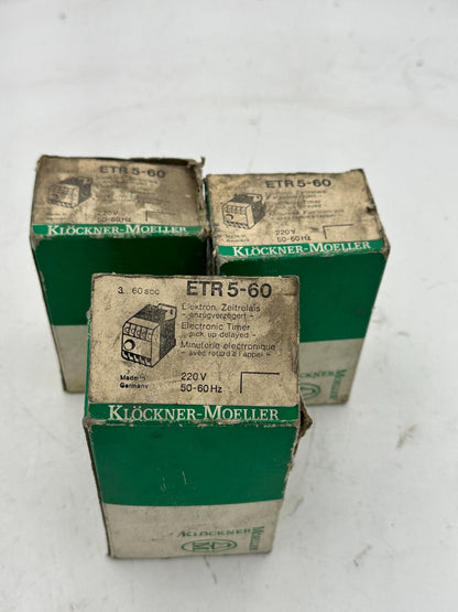 3x ETR 5-60 MOELLER