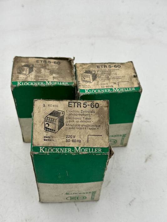 3x ETR 5-60 MOELLER