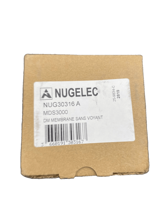 NUGELEC NUG30316 A MDS3000 DM MEMBRANE SANS VOYANT x5pc - KLR Automation