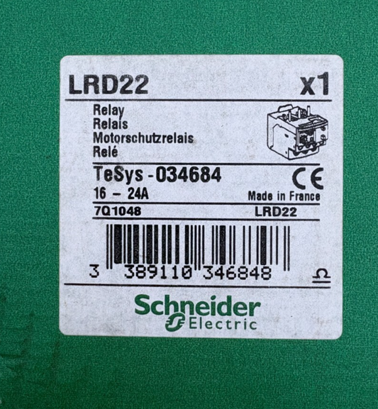 TELEMECANIQUE RELAY LRD22 x1