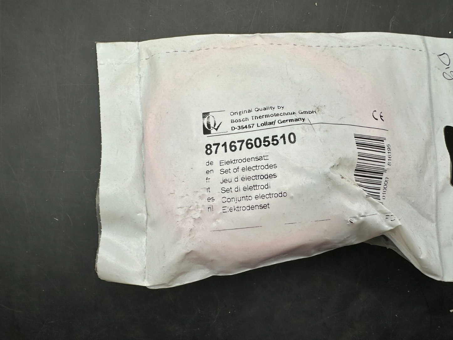 BOSCH 87167605510 JEU D'ELECTRODES