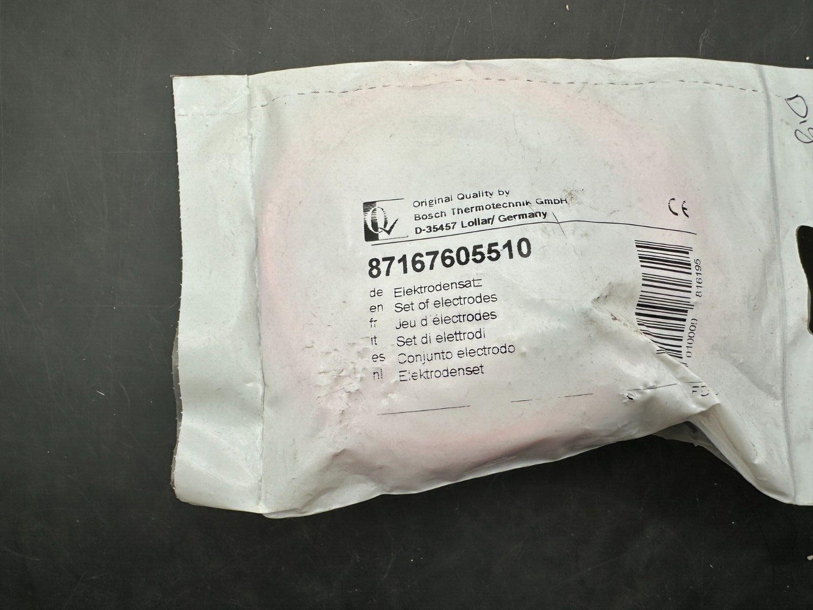 BOSCH 87167605510 JEU D'ELECTRODES