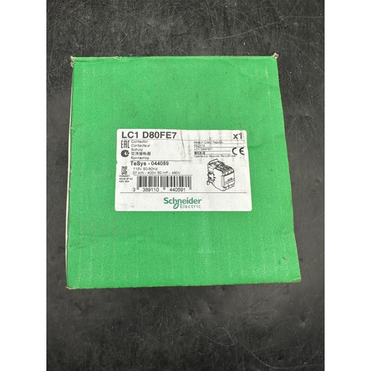 SCHNEIDER ELECTRIC LC1 D80FE7 TESYS 044059 CONTACTEUR