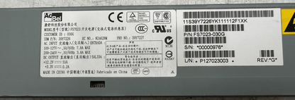 AC BEI FS7023 FRU 39Y7227 IBM PART/N 39Y7226 POWER SUPPLY - KLR Automation