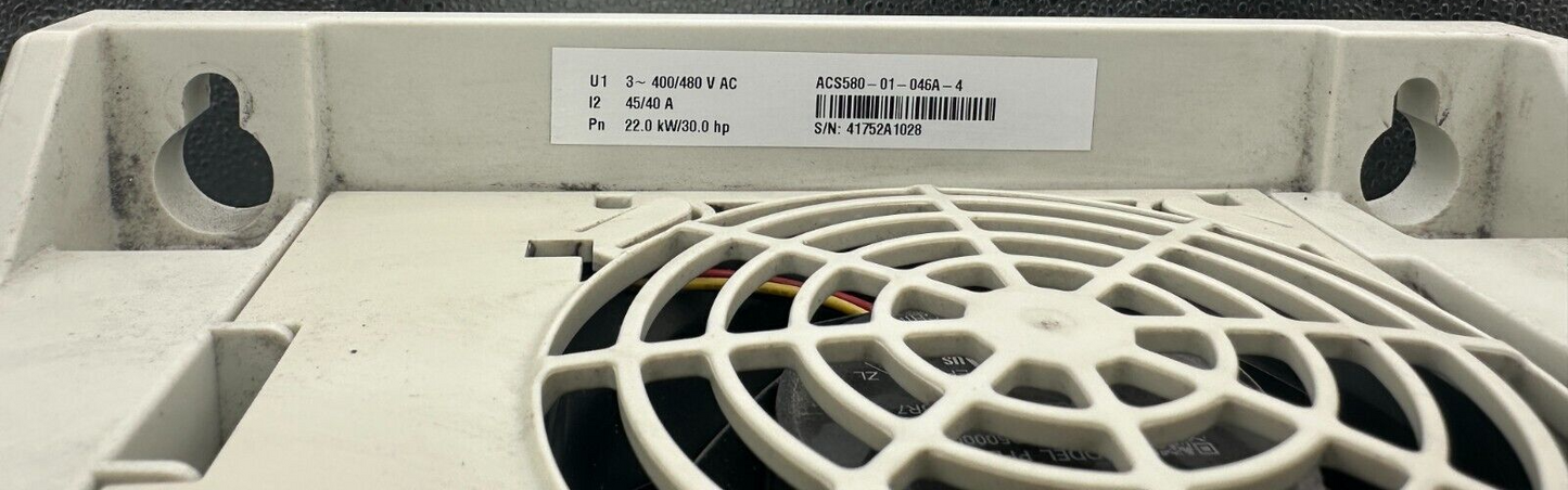 ABB ACS580-01-046A-4 400/480VAC 22.0 kW 30.0 hp