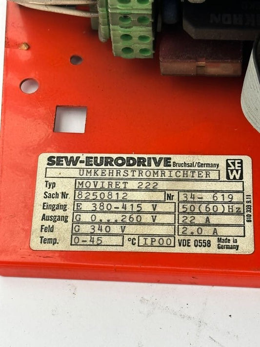 1pc x SEW EURODRIVE REVERSING POWER CONVERTER MOVIRET 222