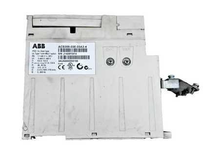 ABB ACS355-03E-03A-4 WITH OY ACS-CP-A 1.1 kW 1 1/2 HP UL TYPE 1 MUL1 OPTION