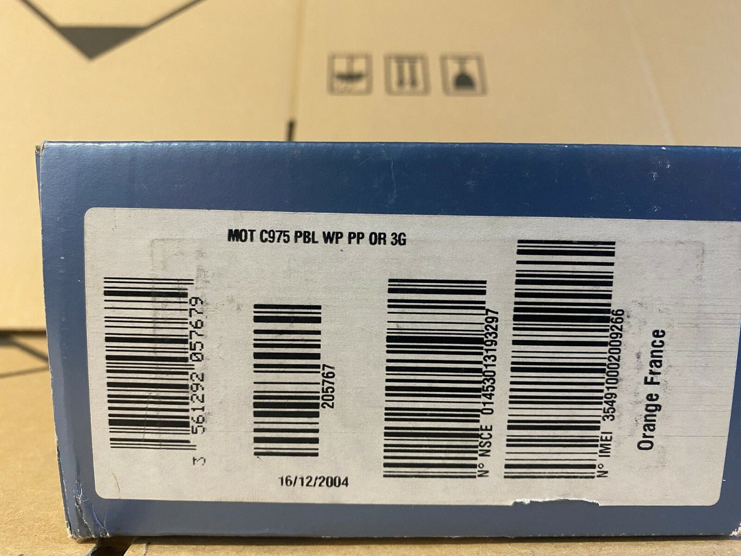 Motorola C975 manque écouteurs, batterie Hs - KLR Automation