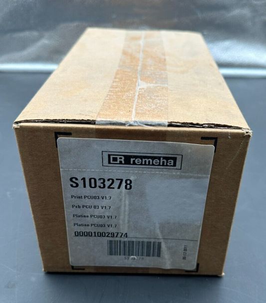 REMEHA S103278 7678567 PLATINE PCU03 V1.7 000010029774