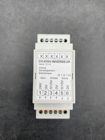 LOT DE 5 CV-010V-INVERSEUR SERIE 2119
