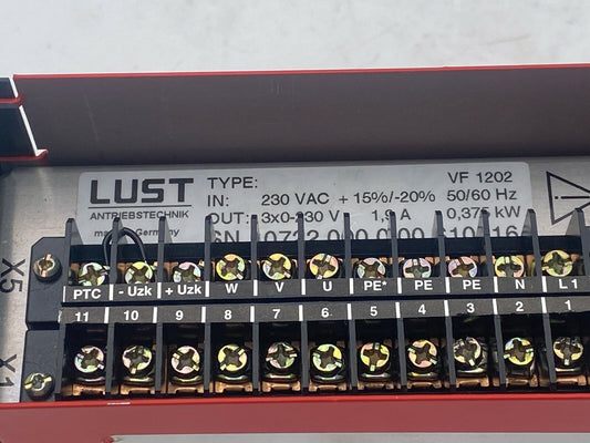 Lust VF 1202 Smart Drive Module 230 VAC, 50/60Hz ferq. Inverter VF 1202