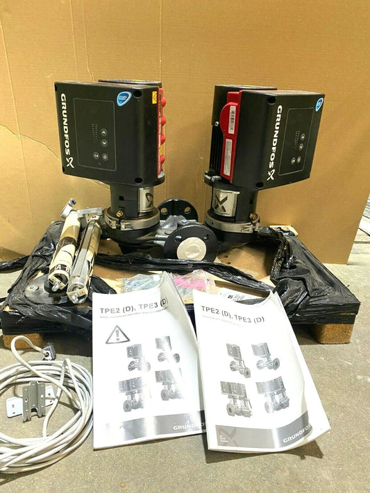 Pompe en Ligne Double Grundfos TPE2D 32-80  PN16 N-A-F-A-BUBE Neuf TPE2 TPE