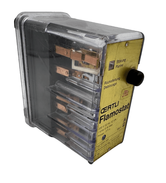OERTLI GBR 681 FLAMOSTAT BOITIER DE CONTROLE 220V 50Hz TOTAL 6A ts 2/1s - KLR Automation