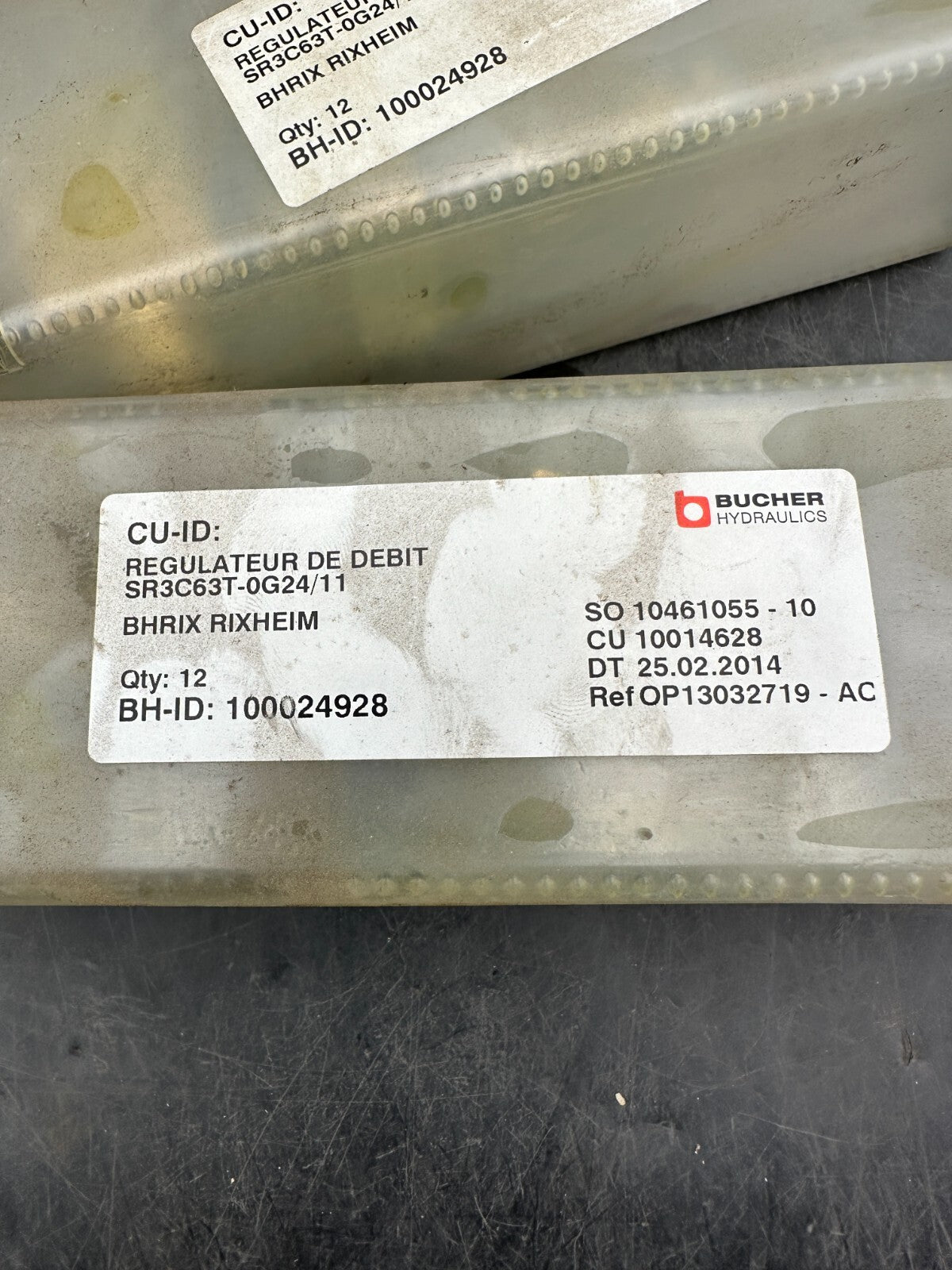 1pc x BUCHER Hydraulics valve regulation de debit SR3C63T-0G24/11 100024928