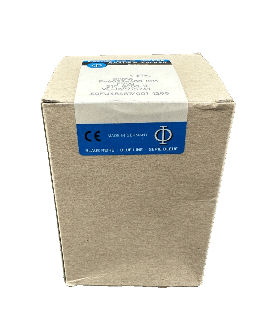 KRAUS & NAIMER CHR16 F - 6022 - 600 KD1 F990 S1C G000 K VL - 02555741 S0FW48487/001 - KLR Automation