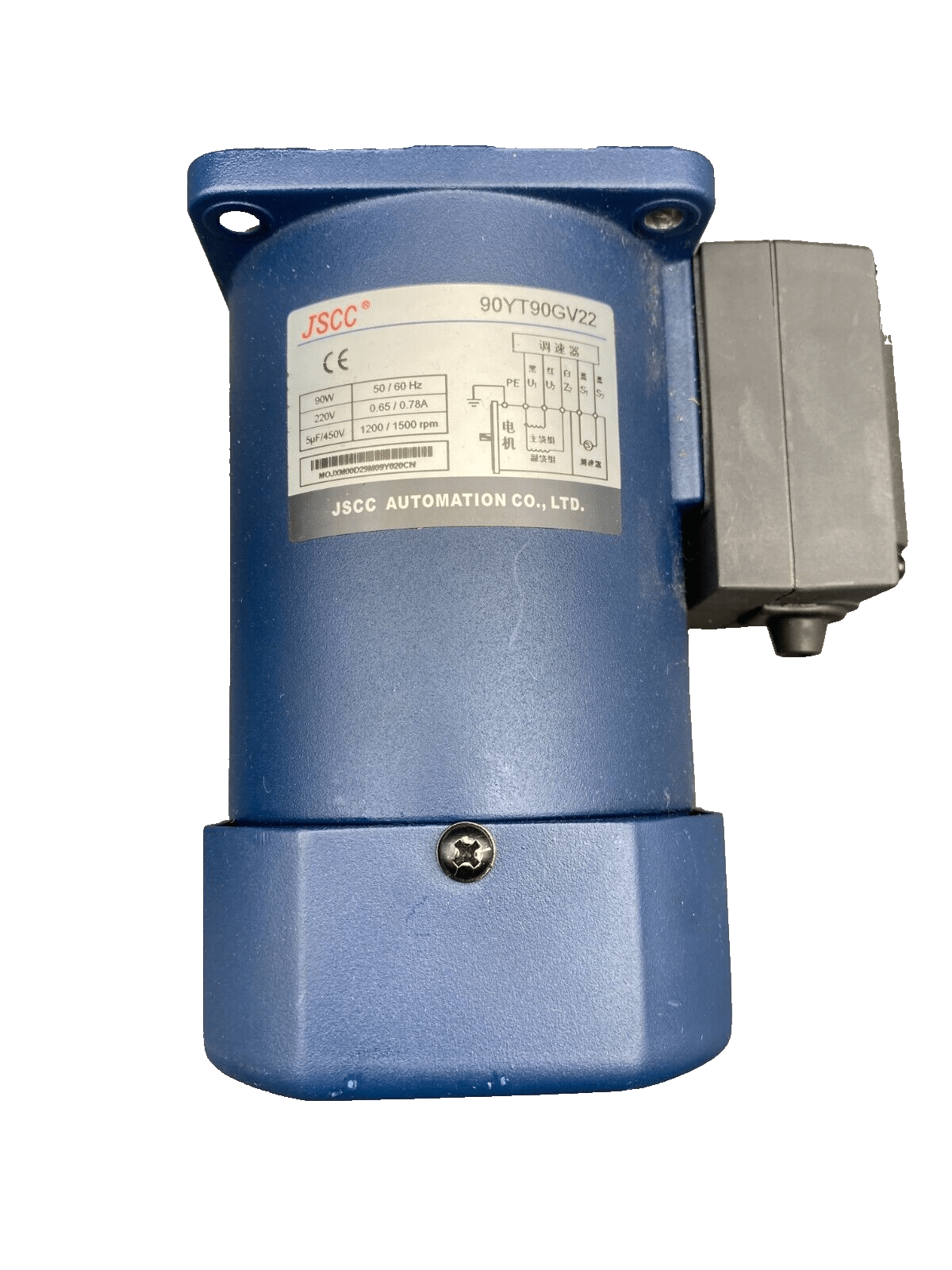 JSCC 90YT60GV22 90W 220V + 90GK(F)3RT RATIO 1:3 GEAR MOTOR - KLR Automation
