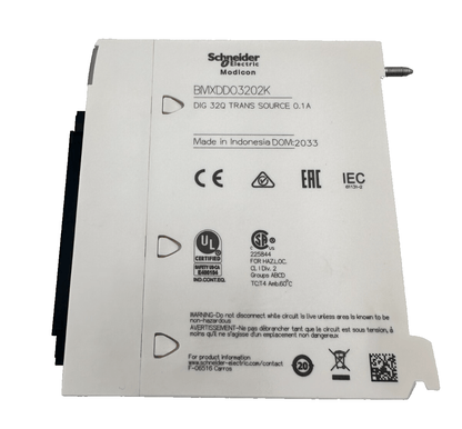 SCHNEIDER ELECTRIC BMXDDO3202K DIG 32Q TRANS SOURCE 0.1A - KLR Automation