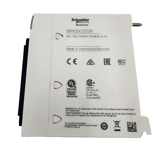 SCHNEIDER ELECTRIC BMXDDO3202K DIG 32Q TRANS SOURCE 0.1A - KLR Automation