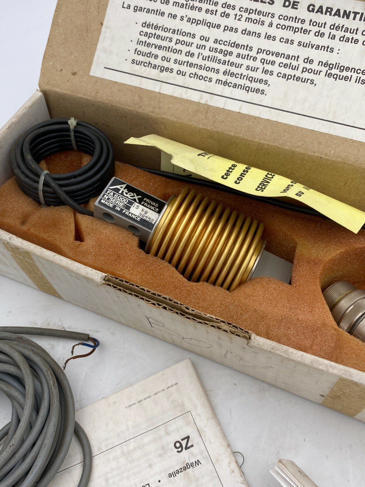 Load Cell FA - 6000 - 15 Atex 15Kg Precia Molen 12VAC/DC FA6000 - 15 - KLR Automation
